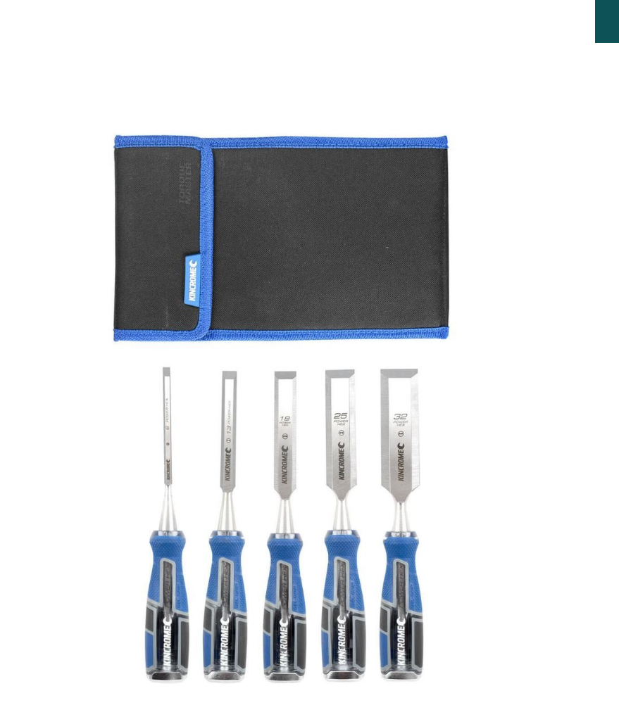 Kincrome 5 Piece Wood Chisel Set - K9212