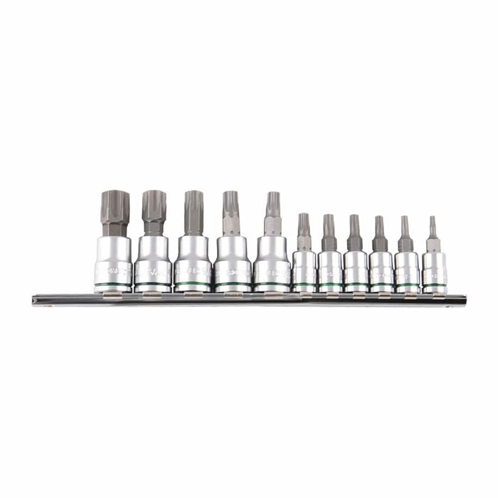 Kincrome 1/4" & 3/8" Drive 11 Piece TORX Socket Set - K5025
